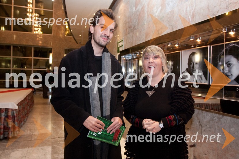 Gregor Butala, selektor Borštnikovega srečanja in Ira Ratej, umetniški vodja SNG Nova GoricaStriček Vanja, premiera v SNG Nova Gorica