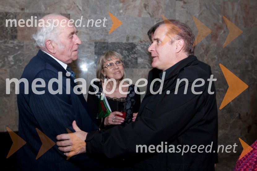 Tone Šolar, igralec in Milan Vodopivec, igralecStriček Vanja, premiera v SNG Nova Gorica