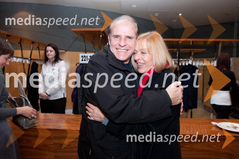 Milan Vodopivec, igralec in Milena Zupančič, igralkaStriček Vanja, premiera v SNG Nova Gorica