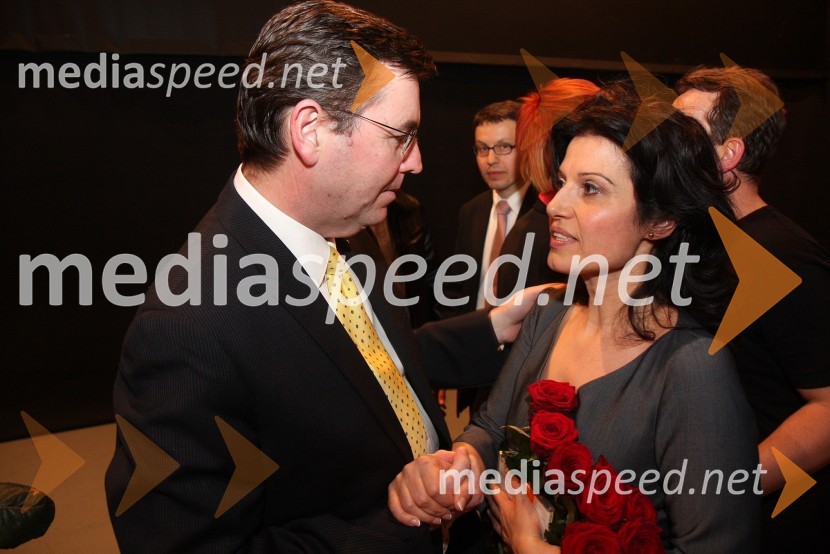 Simon Robinson, dirigent in Irena Petkova, operna pevkaWerther, premiera opere v SNG Maribor
