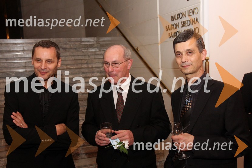 Danilo Rošker, direktor SNG Maribor, ... in dr. Marjan Družovec, docent na FERIWerther, premiera opere v SNG Maribor