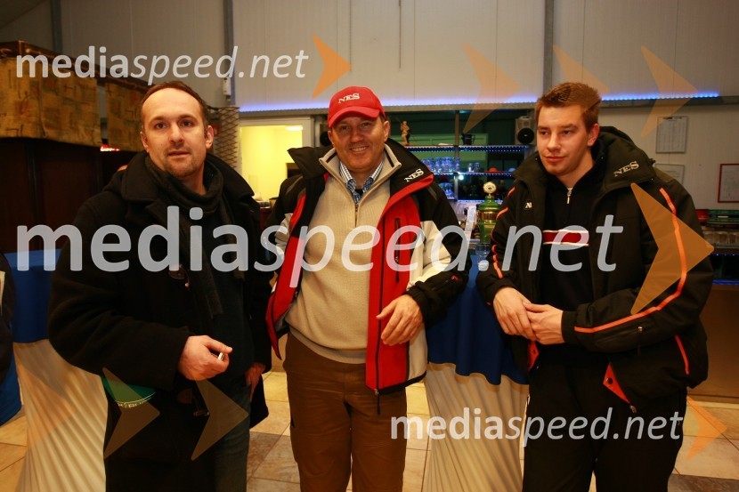 Hrvoje Bartolić, Miran Kondrič in Luka Kondrič11. Nesov veleslalom