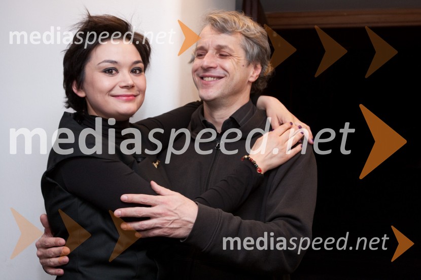 Alja Kapun, igralka in Milan Štefe, igralecDrama o Mirjani in tistih okrog nje