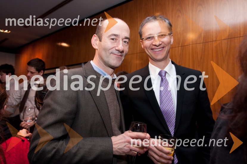 Boris Ostan, igralec in Igor Lukšič, minister za šolstvo in športDrama o Mirjani in tistih okrog nje