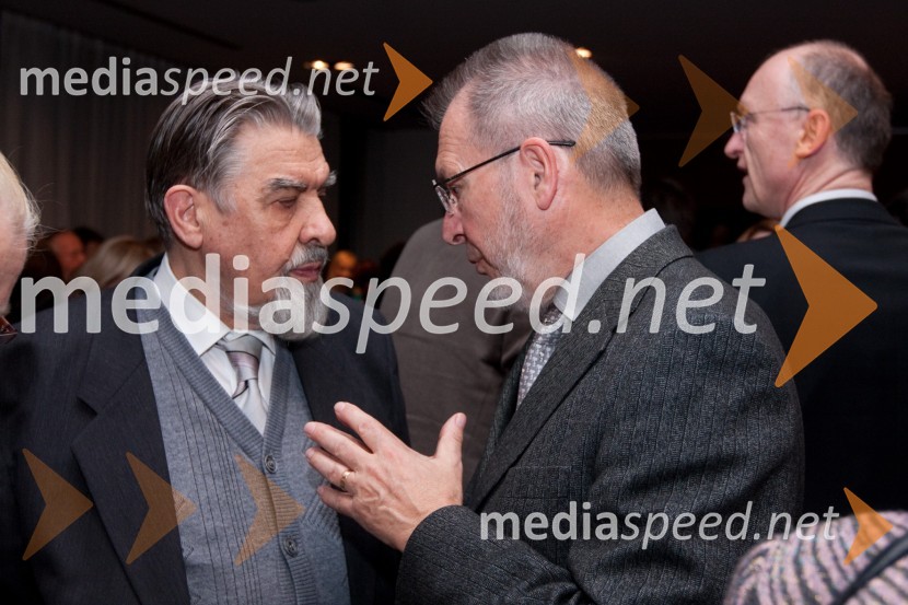 Ciril Zlobec, literat in Aleš Jan, nekdanji predsednik upravnega odbora Prešernovega sklada in redni profesor za področje radijske igre in režijeDrama o Mirjani in tistih okrog nje