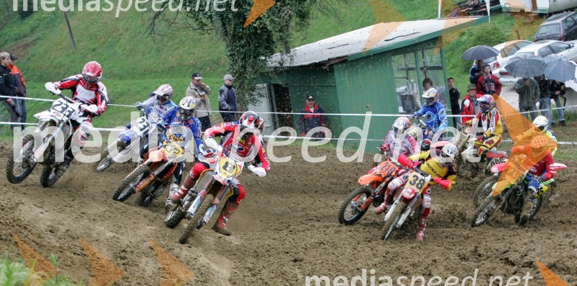 Štart v razredu openMOTOKROS, 3. dirka za DP, Lemberg