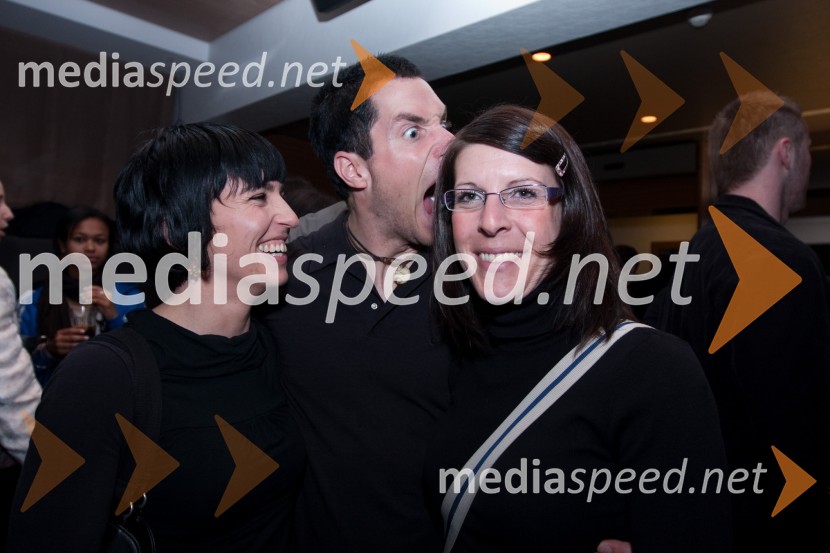 Barbara Mulej, Matej Cankar in Kaja TomšičNike zabava