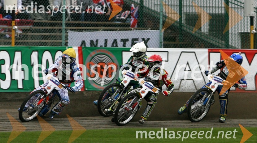 Jason Crump (Avstralija), Leigh Adams (Avstralija), Antonio Lindback (Švedska) in Bjarne Pedersen (Danska)SPEEDWAY GRAND PRIX, VN Evrope 2006, dirka