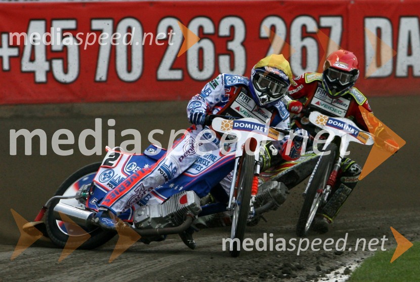 Jason Crump (Avstralija) in Leigh Adams (Avstralija)SPEEDWAY GRAND PRIX, VN Evrope 2006, dirka