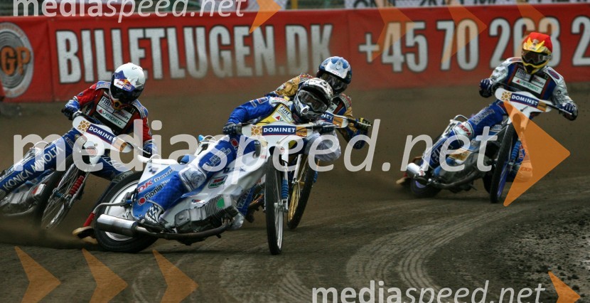 Nicki Pedersen (Danska),Jaroslaw Hampel (Poljska),Tony Rickardsson (Švedska) in Matej Žagar (Slovenija)SPEEDWAY GRAND PRIX, VN Evrope 2006, dirka