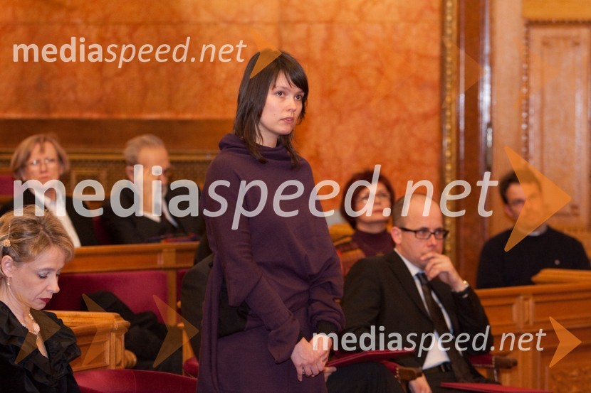 Varja Balžalorsky, doktorantka Filozofske fakultetePromocija doktorjev znanosti na Univerzi v Ljubljani