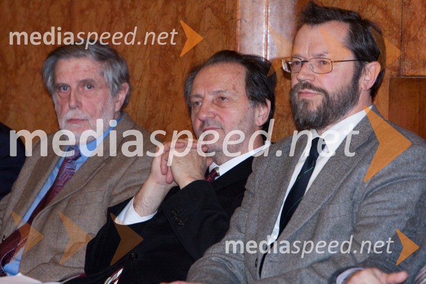 prof. dr. Marko Kerševan, Filozofska fakulteta, prof. dr. Janez Vrečko, Filozofska fakulteta in prof. dr. Rajko Bratož, Filozofska fakultetaPromocija doktorjev znanosti na Univerzi v Ljubljani