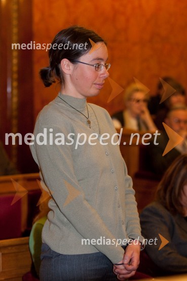 Mojca Stritar, doktorantka na Filozofski fakultetiPromocija doktorjev znanosti na Univerzi v Ljubljani