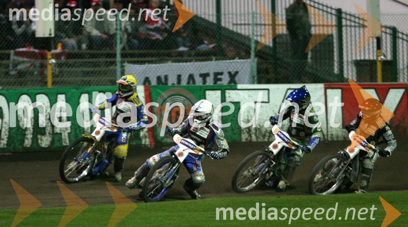 Lee Richardson (Velika Britanija),Antonio Lindbäck (Švedska),Matej Žagar (Slovenija) in Andreas Jonsson (Švedska)
SPEEDWAY GRAND PRIX, VN Evrope 2006, dirka