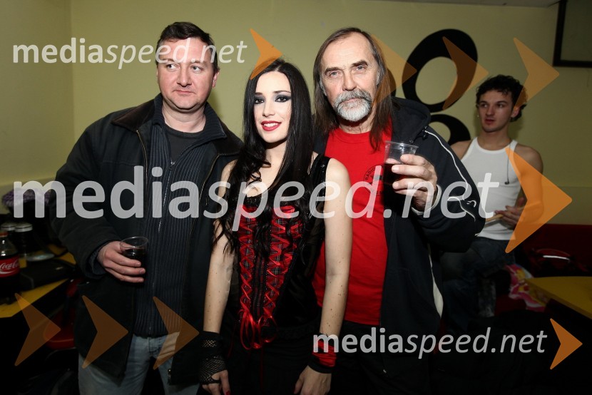 ..., Urška Majdič, pevka skupine Billy's private parking in Dragan Bulič, glasbeni urednik Vala 202Bite me, koncert skupine Billy's private parking