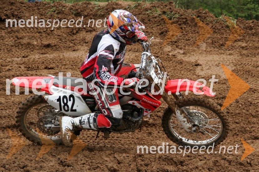 Ciril Jeraj (AMD Kranj)MOTOKROS, 4. dirka za DP, Semič