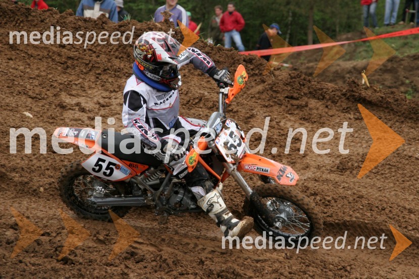 Miran Kovačič (AMD Trebnje)MOTOKROS, 4. dirka za DP, Semič