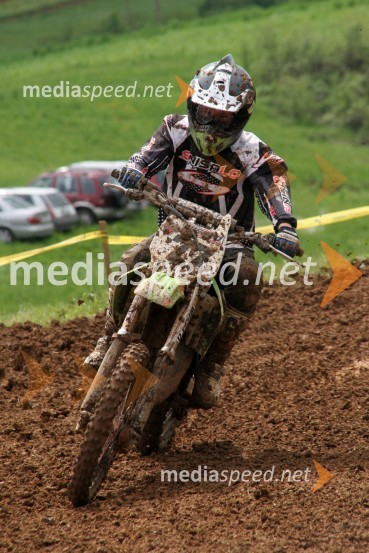 Gašper Petrin (MK Slovenj Gradec)MOTOKROS, 4. dirka za DP, Semič