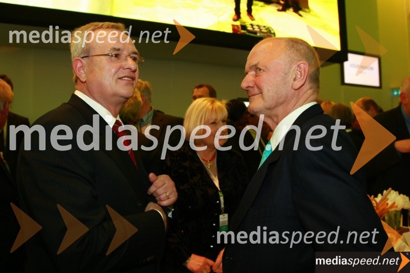 Dr. Martin Winterkorn predsednik uprave družbe Volkswagen AG in Ferdinand PiechVolkswagen group dogodek