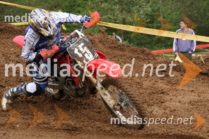 Aleksander Žafran (AMD Feroda)MOTOKROS, 4. dirka za DP, Semič