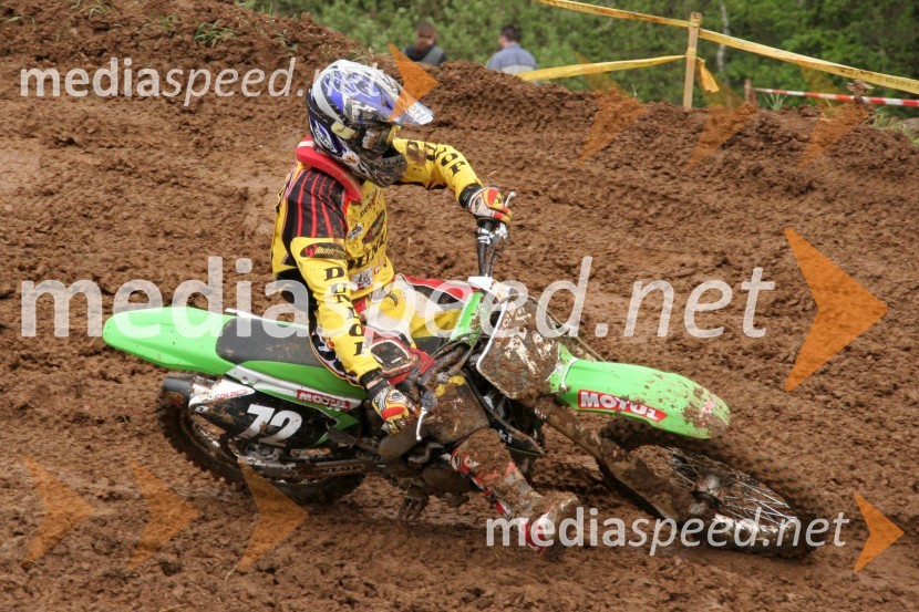 Jernej Irt (AMD Sitar Dunlop)MOTOKROS, 4. dirka za DP, Semič