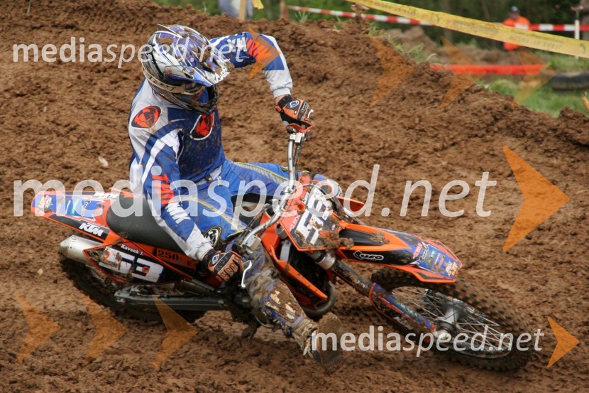 Jure Kavšek (AMD Šentvid)MOTOKROS, 4. dirka za DP, Semič
