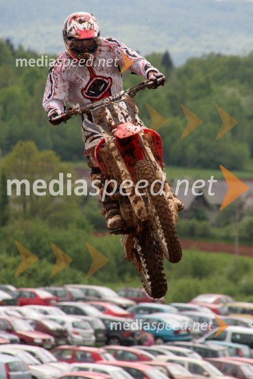 Jan Pečelin (AMD Buhc)MOTOKROS, 4. dirka za DP, Semič