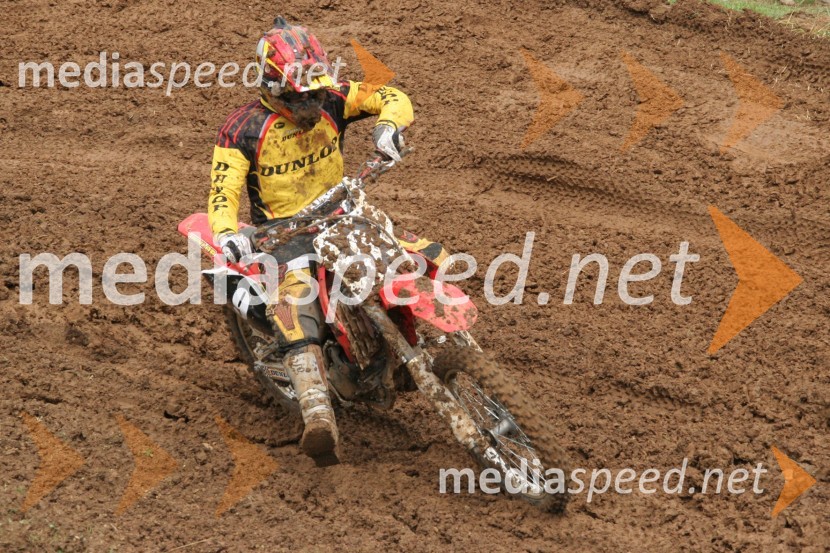 Dejan Piber (AMD Sitar Dunlop)MOTOKROS, 4. dirka za DP, Semič