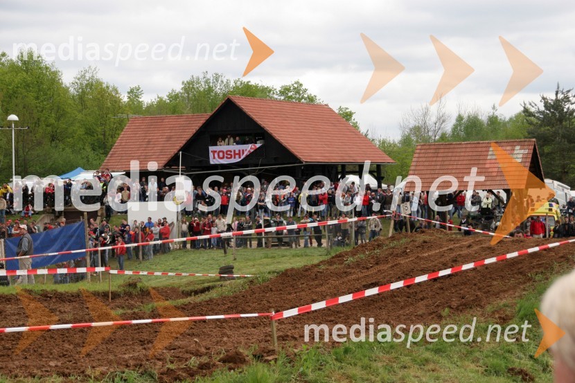 Gledalci ob progiMOTOKROS, 4. dirka za DP, Semič