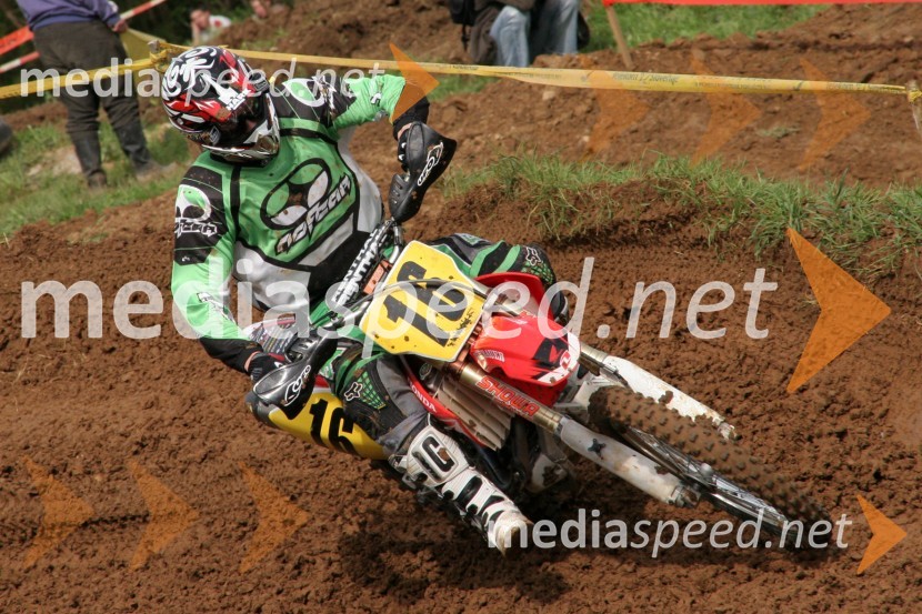 Matjaž Grušovnik (MTK Radenci)MOTOKROS, 4. dirka za DP, Semič