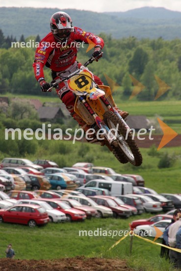 Sašo Kragelj (AMD Feroda)MOTOKROS, 4. dirka za DP, Semič