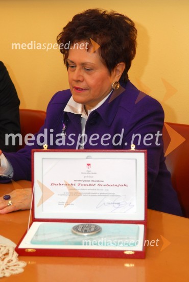 Dubravka Tomšič Srebotnjak, pianistkaDubravka Tomšič Srebotnjak, sprejem pri mariborskem županu