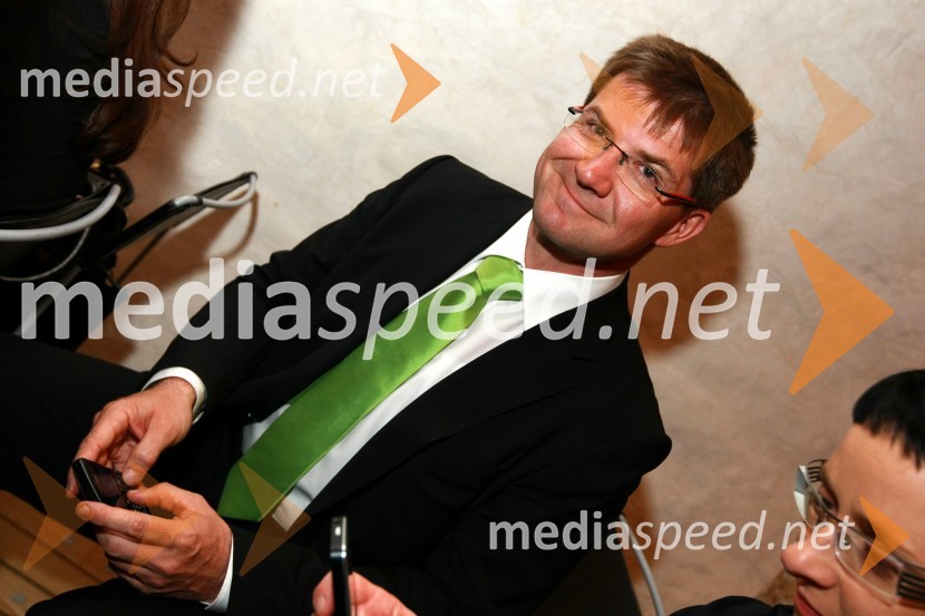 Dejan Turk, predsednik uprave Simobil d.d.Zlata nit 2009, slavnostna razglasitev najboljših zaposlovalcev leta 2009