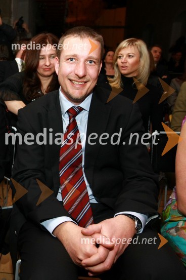 Gregor Pilgram, predsednik uprave Generali Zavarovalnica d.d.Zlata nit 2009, slavnostna razglasitev najboljših zaposlovalcev leta 2009