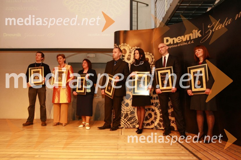 Zlata nit 2009, slavnostna razglasitev najboljših zaposlovalcev leta 2009