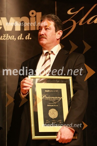 Boris Šolar, direktor podjetja Četrta pot d.o.o.Zlata nit 2009, slavnostna razglasitev najboljših zaposlovalcev leta 2009
