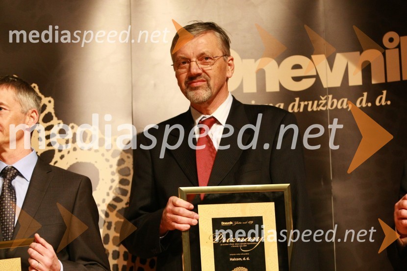Matjaž Čadež, predsednik uprave podjetja Halcom d.d.Zlata nit 2009, slavnostna razglasitev najboljših zaposlovalcev leta 2009