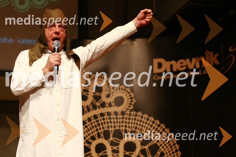 Andrej Rozman Roza, igralecZlata nit 2009, slavnostna razglasitev najboljših zaposlovalcev leta 2009