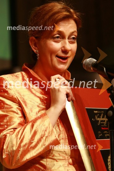 Jerneja Kamnikar, direktorica podjetja Vivo d.o.o., dobitniki priznanja Najboljši zaposlovalec v kategoriji malih podjetijZlata nit 2009, slavnostna razglasitev najboljših zaposlovalcev leta 2009