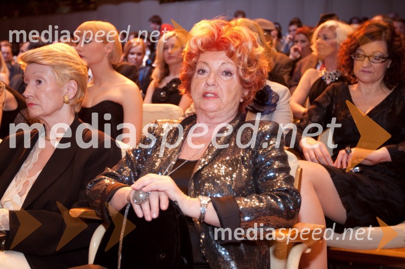 Bernarda Jeklin, nekdanja urednica revije JanaViktorji 2009, prireditev - dogajanje v dvorani