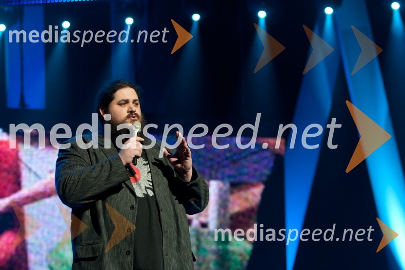 Boštjan Gorenc - Pižama, stand up komikViktorji 2009, prireditev - dogajanje v dvorani