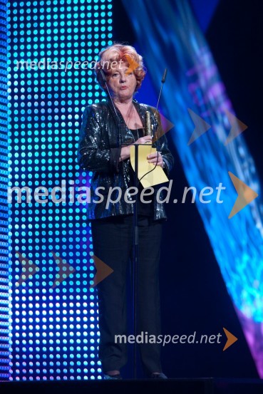 Bernarda Jeklin, nekdanja urednica revije JanaViktorji 2009, prireditev - dogajanje v dvorani