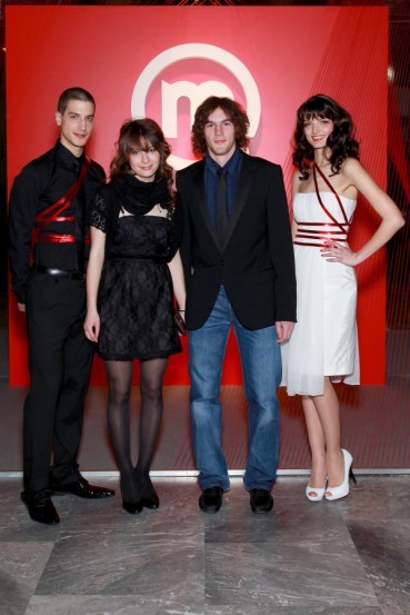 Luka Omerovič, maneken, ..., ... in Jana Koteska, manekenkaViktorji 2009, družba Mobitel na Viktorjih - PR