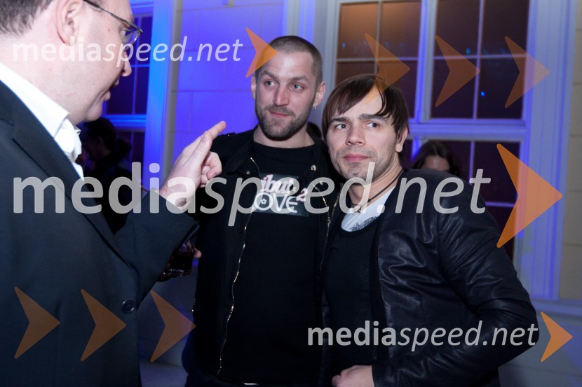 Hamo, pevec in Lado Bizovičar, TV voditeljViktorji 2009, zaključna zabava