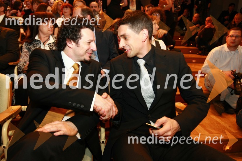 Dr. Patrik Vlačič, minister za promet in ...Viktorji 2009, prireditev - dogajanje v dvorani