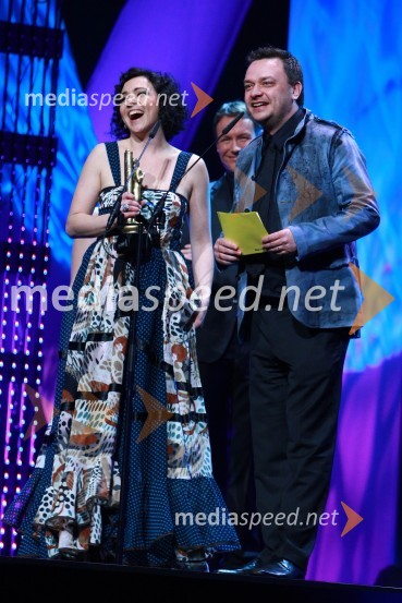 Polona Požgan Štorman in Sašo Papp, Radio CenterViktorji 2009, prireditev - dogajanje v dvorani