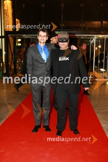 Jean Ferbežar in Tomaž Čop - Birko, radijca, Radio AntenaViktorji 2009, rdeča preproga in dogajanje pred dvorano