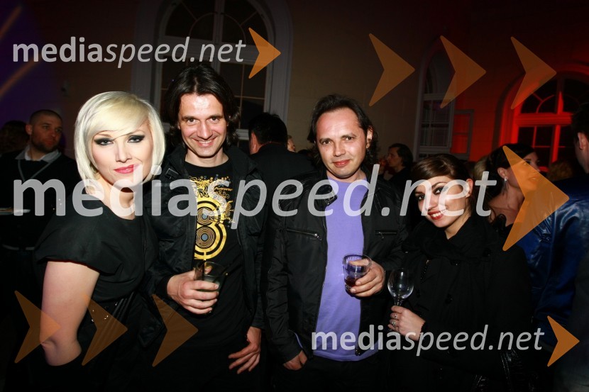 ..., Saša Zalepugin, kitarist in Admir Čeremida, bobnar - člana zasedbe Plavi Orkestar in ...Viktorji 2009, zaključna zabava