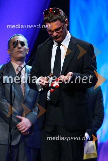 Jurij Zrnec, TV voditeljViktorji 2009, prireditev - dogajanje v dvorani