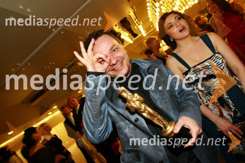 Sašo Papp, voditelj na Radiu CenterViktorji 2009, zaključna zabava